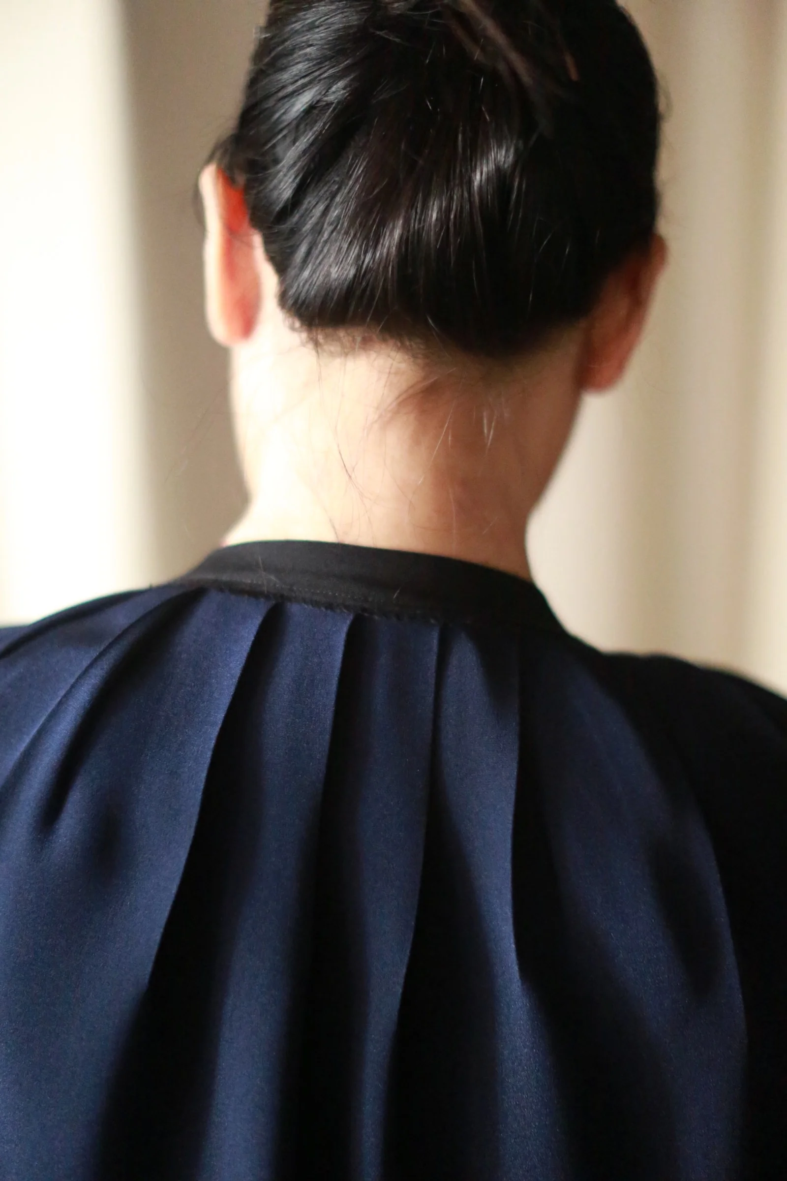 Silk Pleated Wrap Skirt - Image 7