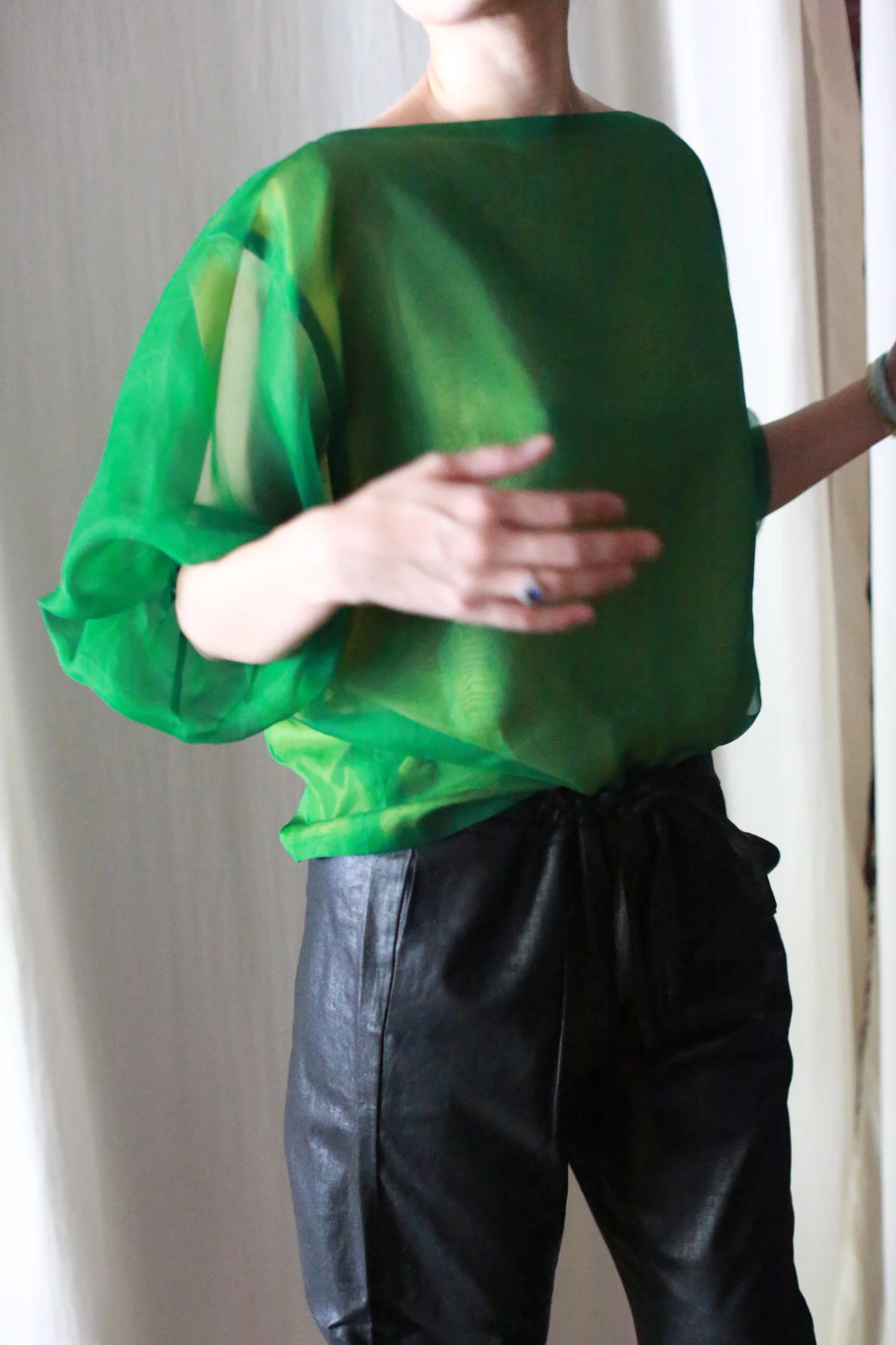 Waxed Linen Unisex Pants - Image 5