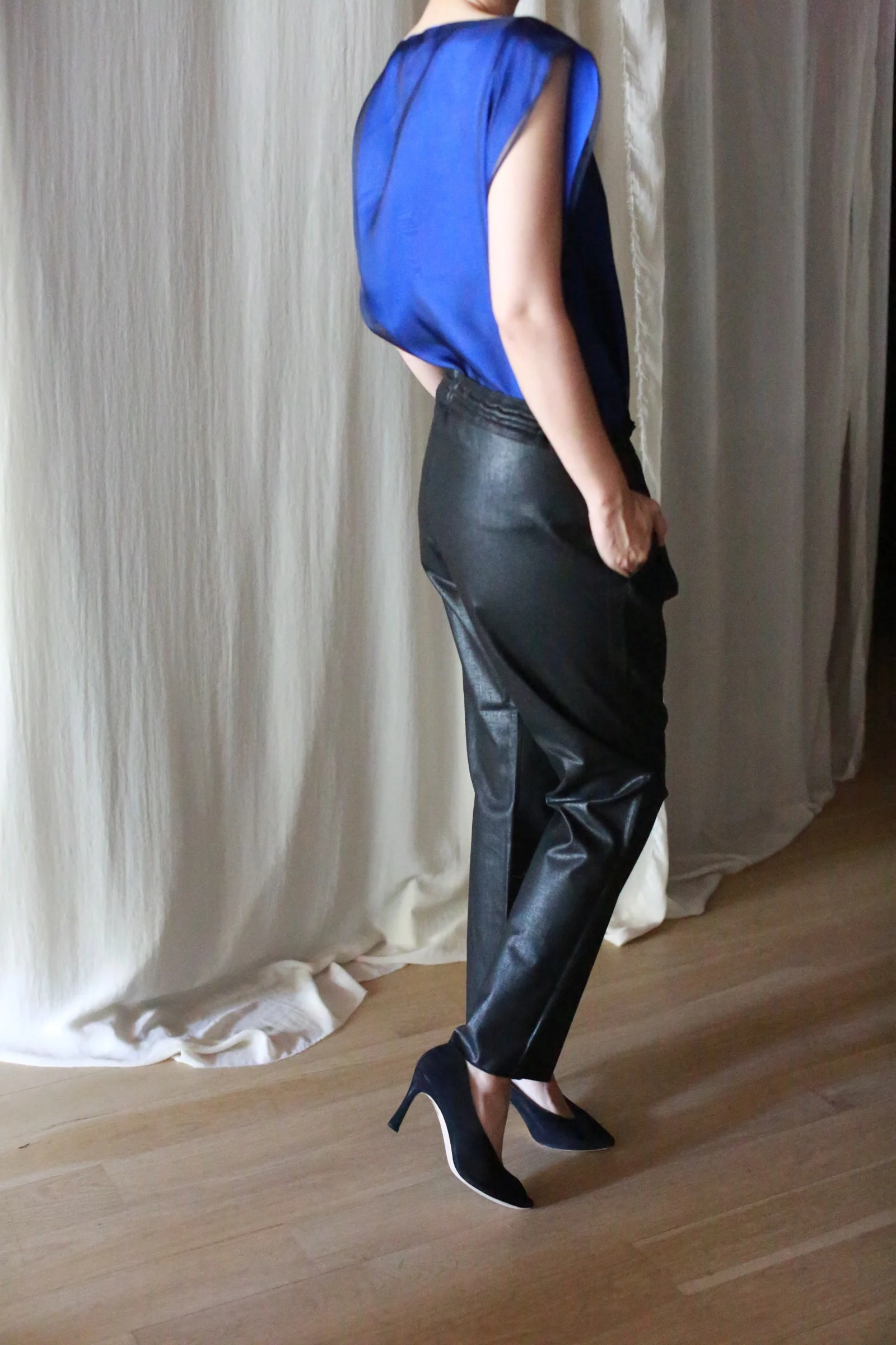 Waxed Linen Unisex Pants - Image 7